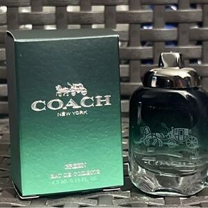 Coach Green Eau de Toilette EDT For Men Cologne 4.5ml 0.15 oz Mini Splash Dabber